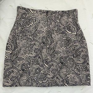 & Other Stories paisley mini skirt; size 4; NWOT